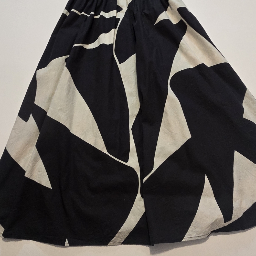 Hutch Alora Midi Dress Cotton Collared Sleeveless Size M - Picture 2 of 12